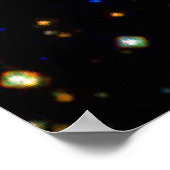 天の川の最も濃い星団 – アーチ ポスター (角)