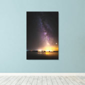 天の川の海 キャンバスプリント (インサイチュ (ウッドフロア))