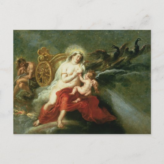 天の川の誕生, 1668 ポストカード (正面)