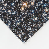 天の川の銀河のふくらみにある星。 フリースブランケット (角)