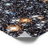 天の川の銀河のふくらみにある星。 ポスター (角)