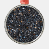 天の川の銀河のふくらみにある星。 メタルオーナメント (正面)