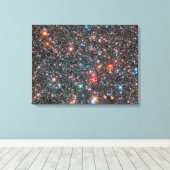 天の川の銀河のふくらみ。 キャンバスプリント (インサイチュ (ウッドフロア))