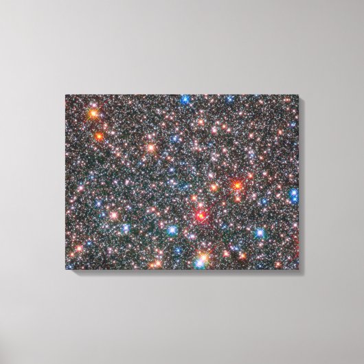天の川の銀河のふくらみ。 キャンバスプリント (正面)