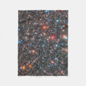 天の川の銀河のふくらみ。 フリースブランケット (正面)