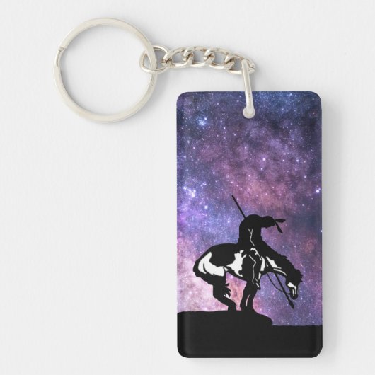 天の川を使った道の終点 キーホルダー (正面)