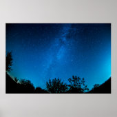 天の川星空の星 ポスター (正面)