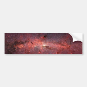 天の川銀河の中心、星、雲、クラスタ バンパーステッカー
