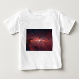 天の川銀河の中心、星、雲、クラスタ ベビーTシャツ
