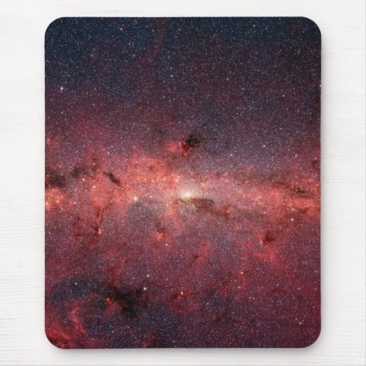 天の川銀河の中心、星、雲、クラスタ マウスパッド (正面)