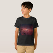天の川銀河の中心、星、雲、クラスタ Tシャツ (正面フル)
