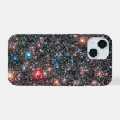 天の川銀河の銀河バルジ iPhone 15ケース (裏面横)
