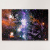 天の川銀河の銀河中心 X線 ハッブル ジグソーパズル (横)