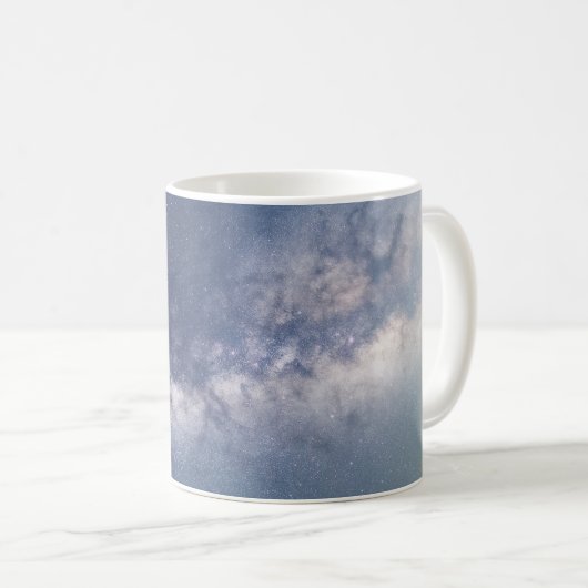 天の川銀河マグカップ - 星空の夜空宇宙アート コーヒーマグカップ (正面右)