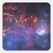 天の川銀河系の中央部 スクエアシール (正面)