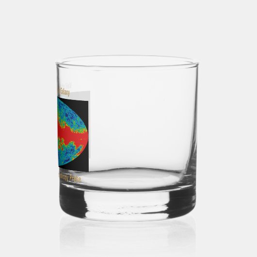 天の川銀河系ヴェイルオーバーWMAP宇宙 ウイスキーグラス (裏面)