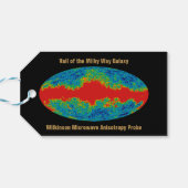 天の川銀河系ヴェイルオーバーWMAP宇宙 ギフトタグ (裏面横)