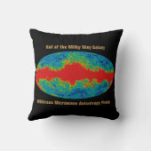 天の川銀河系ヴェイルオーバーWMAP宇宙 クッション (裏面)