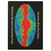 天の川銀河系ヴェイルオーバーWMAP宇宙 クリップボード (裏面)