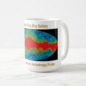 天の川銀河系ヴェイルオーバーWMAP宇宙 コーヒーマグカップ (正面右)