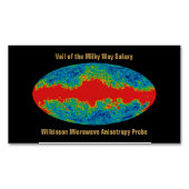 天の川銀河系ヴェイルオーバーWMAP宇宙 マグネット名刺 (正面)