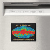 天の川銀河系ヴェイルオーバーWMAP宇宙 マグネット (インサイチュ (食洗機))