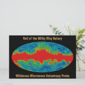 天の川銀河系ヴェイルオーバーWMAP宇宙 便箋 (スタンド正面)