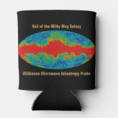 天の川銀河系ヴェイルオーバーWMAP宇宙 缶クーラー (裏面)