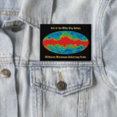 天の川銀河系ヴェイルオーバーWMAP宇宙 缶バッジ (インサイチュ)