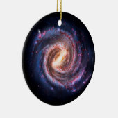 天の川銀河系 – 宇宙 セラミックオーナメント (右)