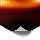 天の川銀河超大質量ブラックホールいて座A* ポスター (角)
