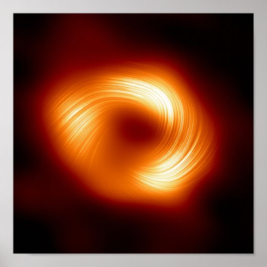 天の川銀河超大質量ブラックホールいて座A* ポスター (正面)