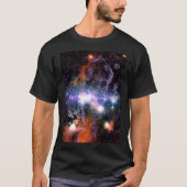 天の川銀河銀河中心X線ハッブル Tシャツ (正面)