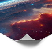 天の川銀河: 華やかな星雲と遥か彼方の世界 ポスター (角)