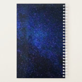 「天の川」のイメージパーソナライズされた、 プランナー手帳 (裏面)