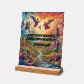 天の川 アクリルサイン (傾斜)