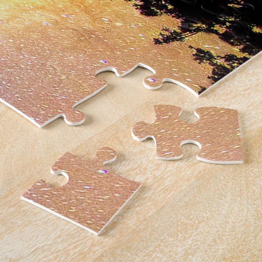 天の川。 ジグソーパズル (側面)