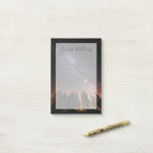 天の川 |バラバレー,カリフォルニア ポストイット (デスク上)