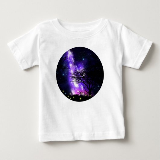 天の川 ベビーTシャツ (正面)