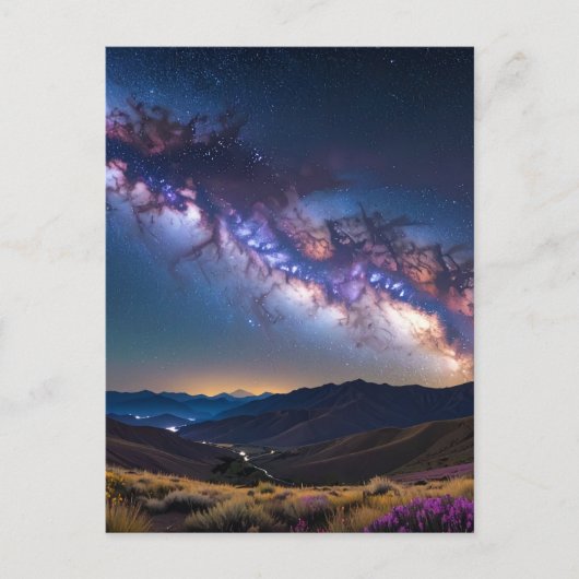 天の川 ポストカード (正面)