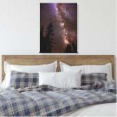 天の川 |ユタのCedar Breaks国定記念碑 キャンバスプリント (インサイチュ (寝室))