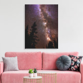 天の川 |ユタのCedar Breaks国定記念碑 キャンバスプリント (インサイチュ (リビング))