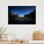 天の川 |ヨセミテ国立公園 ポスター (キッチン)