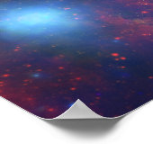 天の川、天文学プリント、NASA、宇宙、ハッブル ポスター (角)