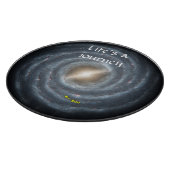 天の川NASAの太陽 カッティングボード (角)