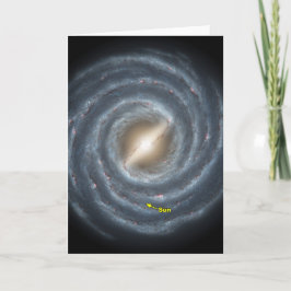 天の川NASAの太陽 カード