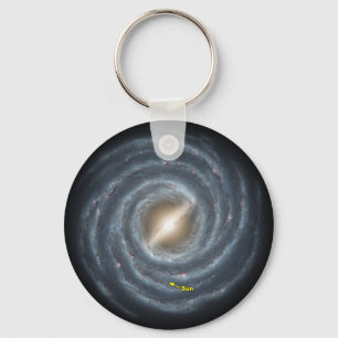 天の川NASAの太陽 キーホルダー