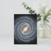 天の川NASAの太陽 ポストカード (スタンド正面)
