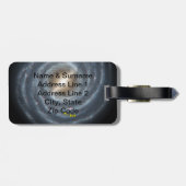 天の川NASAの太陽 ラゲッジタグ (裏面横)