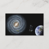 天の川NASAの太陽 名刺 (裏面)